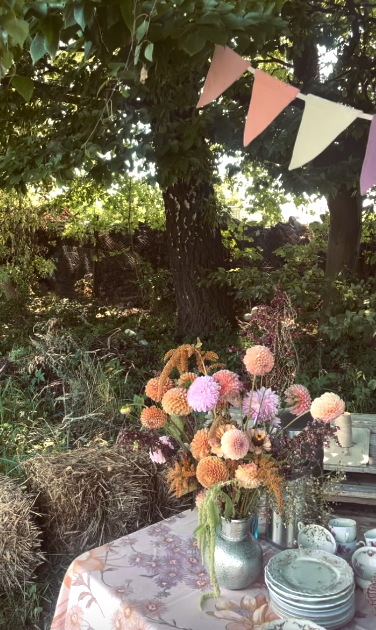 Abo: Blumen im Eimer zum selbst gestalten (Tischdeko) für Cafés, Restaurants…