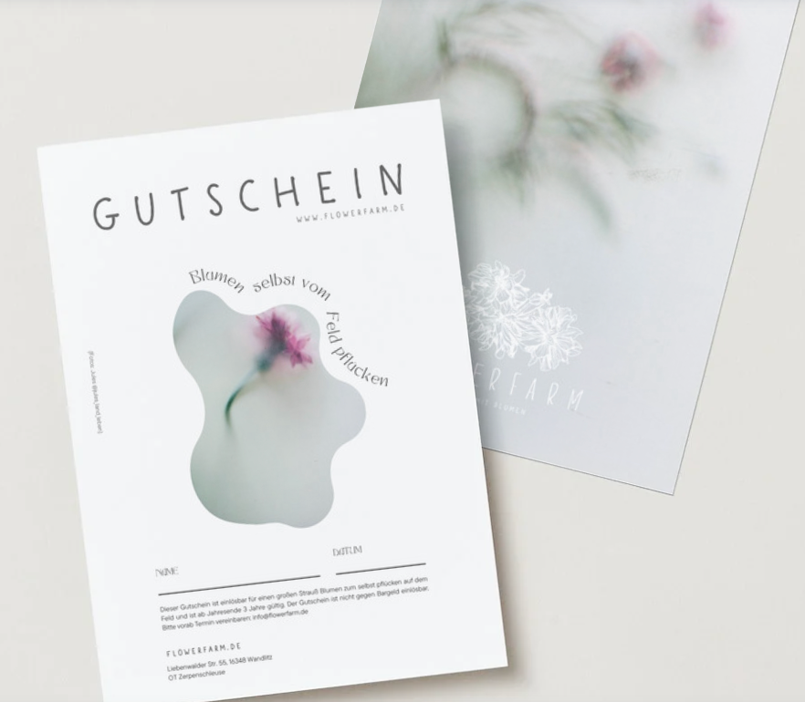 Selbst pflücken (Gutscheinkarte)